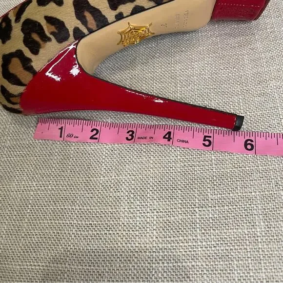 Charlotte Olympia Polly Leopard Calf Hair Pumps - Picture 13 of 14